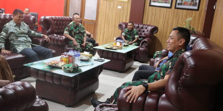 Perkokoh Sinergitas, Dandim 0410/KBL Kunjungi DPRD Kota Bandar Lampung