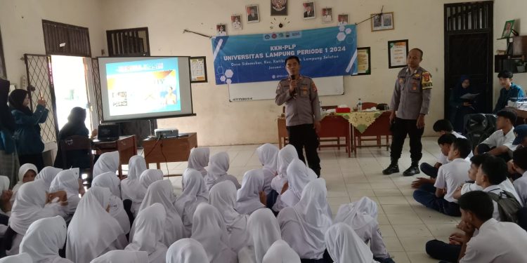 SMP Negeri 2 Katibung Adakan Giat Sosialisasi dengan Bertema Bahaya Narkoba Bagi Anak Remaja