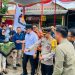 Kapolres Tulang Bawang Barat Hadiri Pelepasan Pendistribusian Logistik Pemilu Untuk Dapil 1