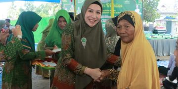 Wakil Ketua TP PKK Lampung Utara Hadiri Acara Pengajian Triwulan PAC Muslimat NU Abung Surakarta