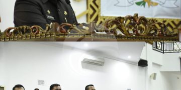 Pj Bupati Tubaba Sampaikan LKPJ tahun 2023