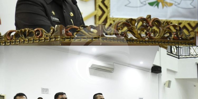 Pj Bupati Tubaba Sampaikan LKPJ tahun 2023