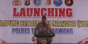 Polres Tulang Bawang Launching Lima KBN Secara Serentak, AKBP James: Rasa Prihatin dan Komitmen Nyata Berantas Narkoba