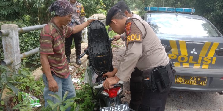 Polsek Tumijajar Giatkan Patroli Kewilayahan Antisipasi Kriminalitas  di Bulan Ramadhan