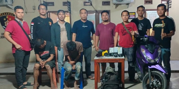 Polsek Banjar Agung Tangkap Dua Pelaku Spesialis Curat Rumah, Kompol Taufiq: Para Pelaku Berasal dari Mesuji Timur