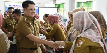 Pastikan Pelayanan Kesehatan, Pj. Bupati Tubaba Tinjau Puskesmas