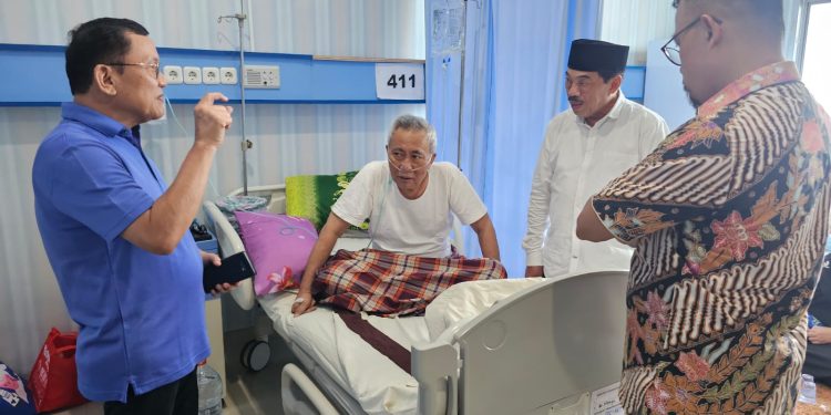 Bacagub Hanan Besuk Profesor Pertanian Unila