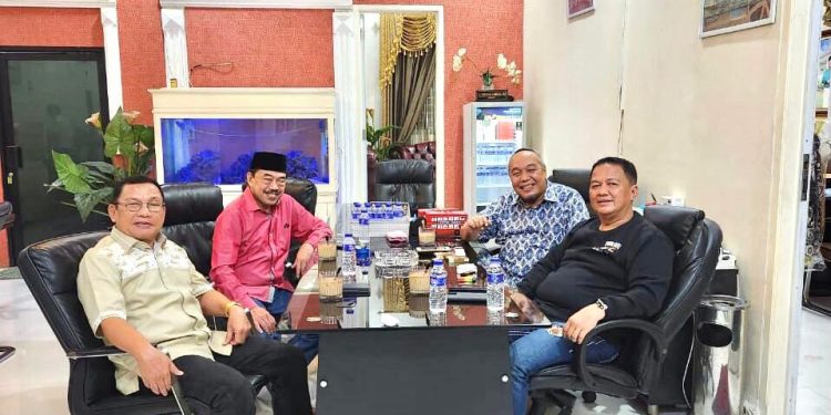 Silaturahmi dengan Tokoh Tomas A Riska, Bacagub Hanan Bahas Masalah dan Peluang Lampung ke Depan