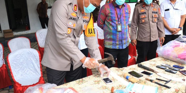 Hadiri Pemusnahan BB Inkracht, AKBP James: Salah Satu Wujud Sinergitas CJS