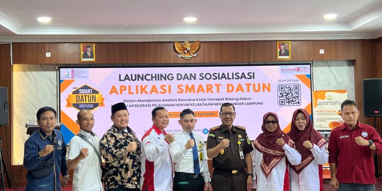 Launching Aplikasi SMART DATUN Kejari Bandar Lampung, DPP KAMPUD Beri Apresiasi