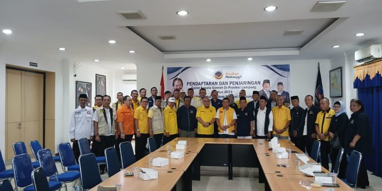 Hanan A Rozak Daftar Penjaringan di DPW Partai Nasdem Lampung