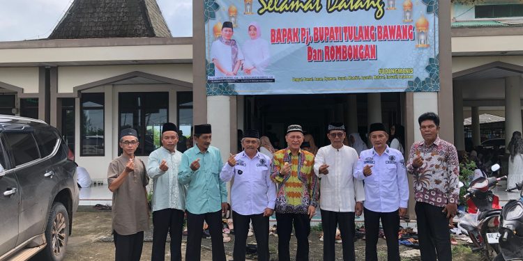 Ratusan Jamaah Rawa Jitu Timur, Antusias Ikuti Pengajian Majelis Dhuha Nasional yang Digelar Pj Bupati Tuba