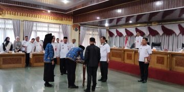 Drs Nukman MM Pimpin Langsung Kegiatan Simbolis Pengambilan Sumpah CPNS jadi PNS
