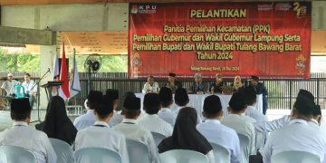 Ini Daftar Nama 45 PPK Yang Baru Dilantik KPU Tubaba