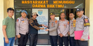 Warga Margo Dadi Serahkan Senpi Rakitan ke Kantor Polisi