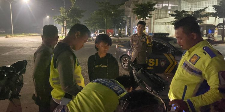 Cegah Terjadinya Balap Liar dan C3 Polres Tubaba Lakukan Patroli KRYD