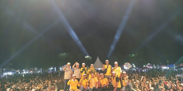 Konser Musik di Dono Arum, Bacagub Hanan Ucapkan Terimakasih Pada Ribuan Masyarakat Atas Dukungannya