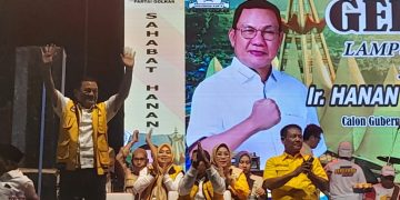 Dihadapan Ribuan Warga Bacagub Hanan Berkomitmen Akan Fungsikan Saluran Irigasi untuk Petani