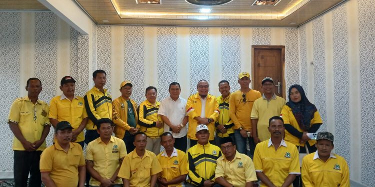 Kunjungan Silaturahmi, Pengurus PK dan Pimdes Partai Golkar 5 Kecamatan di Lampung Tengah Kompak Dukung Hanan A Rozak
