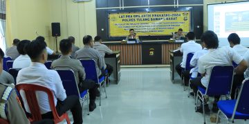 Polres Tubaba Laksanakan Lat Pra Ops Antik Krakatau Tahun 2024