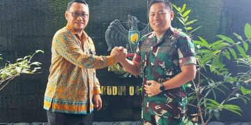 Dandim 0410/KBL Sambut Hangat Kunjungan Silaturahmi Ketua Pengadilan Agama Tanjung Karang