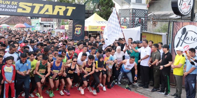 Gelar Fun Run 5K Bhayangkara Presisi 2024, AKBP James: Diluar Ekspetasi Peserta Yang Hadir Lampaui Target