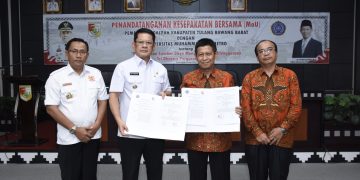 M. Firsada Tandatangani MoU Pemda Tubaba dengan Universitas Muhammadiyah Metro