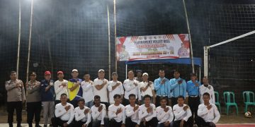 Kapolres Tubaba Membuka Turnamen Volly Ball Kapolres Cup dalam Rangka HUT Bhayangkara ke 78