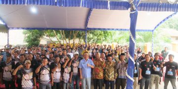 Kukuhkan Tim Laba-Laba Buay Bahuga dan Bahuga, Ali Rahman Ingatkan Tim Agar Menjaga Kondusifitas