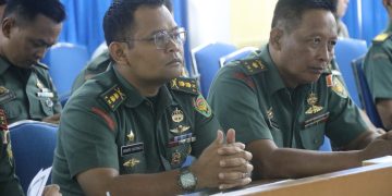 Kasdim 0410/KBL Hadiri Rakor dan Evaluasi Pelaksanaan PAT Provinsi Lampung