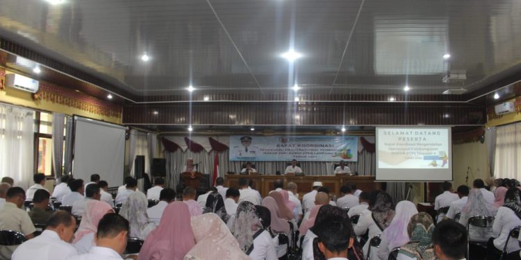 Drs Ismet Inoni Buka Rakor POP Triwulan Tingkat Kabupaten