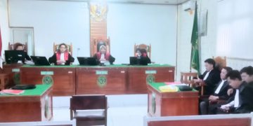 Pengadilan Negeri Blambangan Umpu Gelar Sidang Eksepsi Terdakwa Anton Heri S.H.