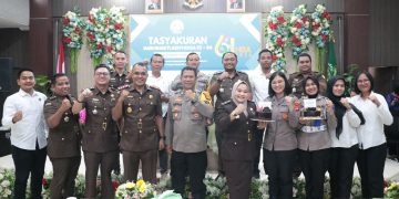 Polres Tulang Bawang Berikan Surprise Pada Peringatan Hari Bhakti Adhyaksa ke 64 Tahun 2024