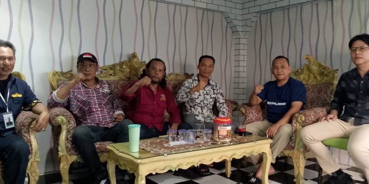 Tim Laskar Lampung Berkunjung ke IWO Lampung