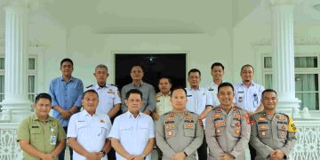 Kunjungan Silaturahmi Perdana Kapolres Tulang Bawang Barat di Kediaman PJ Bupati
