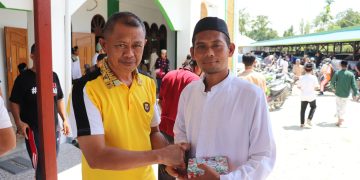 Jumat Berkah, Polres Keerom Berikan Pesan Kamtibmas Menjelang Pilkada Keerom 2024