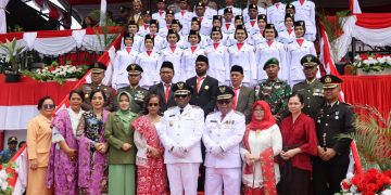 Upacara Hari Kemerdekaan RI ke 79 di Kabupaten Keerom, Berjalan Aman, Lancar dan Penuh Hikmat