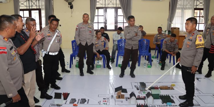 Jelang Pilkada 2024 Polres Keerom Laksanakan TFG dalam Antisipasi Gangguan Pilkada