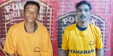 Polsek Dente Teladas Dibantu Warga Ringkus Dua Pelaku Curat