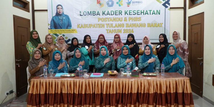 Untuk Seleksi Kader Terbaik, Hanita Farial Firsada Buka Lomba Kader Kesehatan Posyandu dan PHBS Tubaba