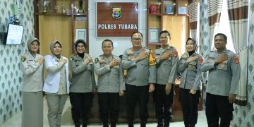 Supervisi dari Bid Dokkes Polda Lampung di Polres Tubaba