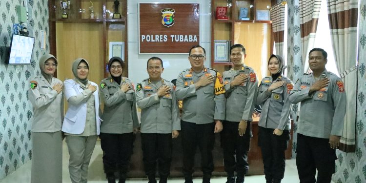 Supervisi dari Bid Dokkes Polda Lampung di Polres Tubaba