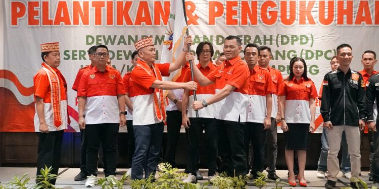 Ketum DPP PWRI, Resmi Melantik  Pengurus DPD PWRI Provinsi Lampung  Periode 2024-2027