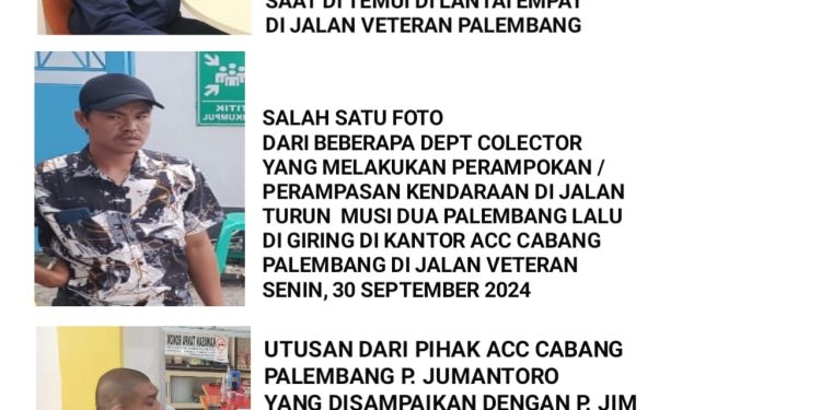 Viral Terjadi Perampokan di kantor ACC Cabang Palembang PT. Astra Sedaya Finance