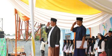 PJ Bupati Lampung Barat Pimpin Langsung Upacara Hari Santri