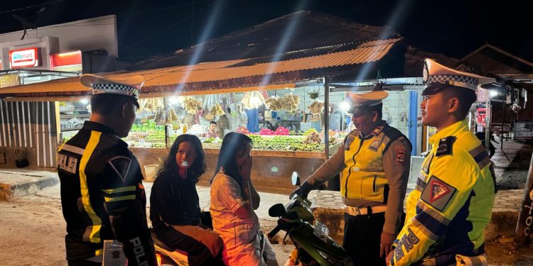 Operasi Zebra Krakatau 2024, Sat lantas Polres Tubaba Lakukan peneguran secara tertulis