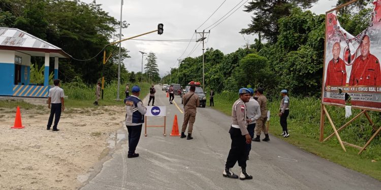 OPS Zebra Cartenz 2024, Sat Lantas Polres Keerom Gelar Razia Gabungan Bersama Dinas Terkait