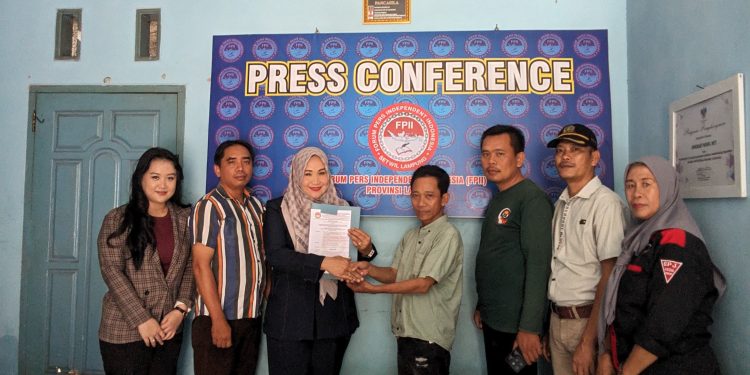 FPII Korwil Pringsewu Terbentuk, Aminudin Berharap Pengurus dapat Menjaga Marwah Organisasi