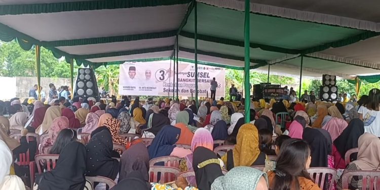 Dinilai Banyak Program Pro Rakyat, Mawardi Yahya Disambut Antusias Warga OKI