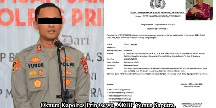 Lecehkan Media Grassroot, Wilson Lalengke Laporkan Kapolres Pringsewu ke Divisi Propam Polri